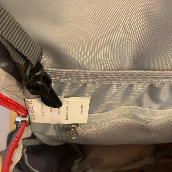 Crane Sports Authentic Walking/Hiking Backpack, Gray and Red NWOT - Picture 9 of 15